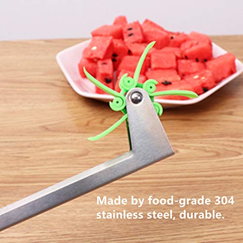 image for YOMERTO Original Watermelon Slicer Stainless Steel Watermelon Windmill