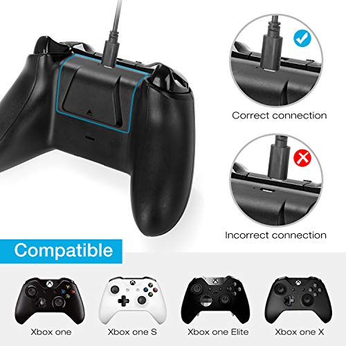 Rechargeable Battery Pack for Xbox One Controller, Play and Charge