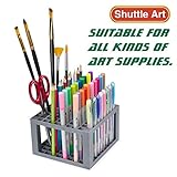 Shuttle Art 96 Hole Pens Pencils Brush Holder Desk Stand Organizer Holder for Pens, Paint Brushes, Colored Pencils, Markers