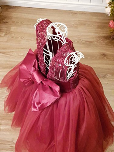 toddler flower girl dresses burgundy