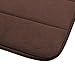 Townhouse Memory Foam Bath Mat Soft, Luxury Cushioned Pad for Bathroom Floors ，Non-Slip, Absorbent, Baby Shower Mats ， Cushions and Dries Feet，Bathroom Rug Carpet – Brown 17X24
