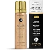 Jerome Alexander Airbrush Foundation Ultra Hydrating, Spray Foundation Makeup with 2x the Active Ingredients, Ultra-Light, Buildable, Full Coverage Formula (Medium)