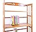 Bamboo 5-Shelf Bookcase, Natural