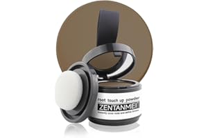 Hairline Powder for Women, ZENTANMEI Root Touch Up Cover Up for Thinning Hair for Women, Hairline Contouring Shadow Powder Waterproof Hair Powder,Light Brown