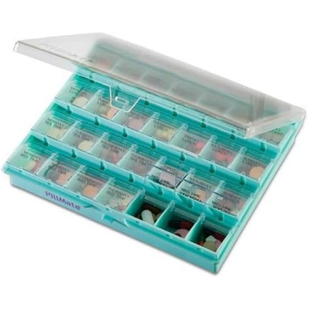 PiilMate Pillmate Pill Chest 7 Day Extra Large Multidose