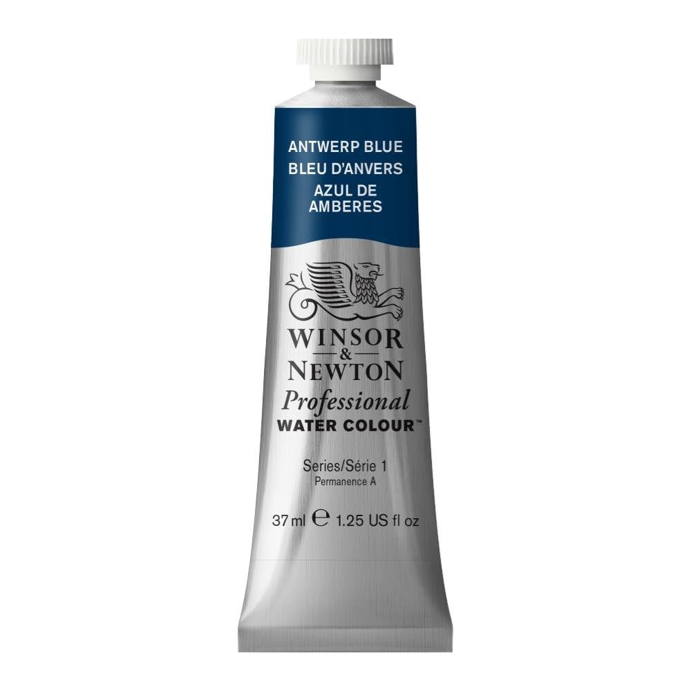 Winsor & Newton 37 ml Professional Water Colour Tube, Antwerp Blue — image 1