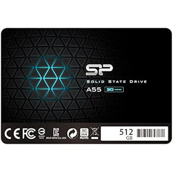Silicon Power 512GB SSD 3D NAND A55 SLC Cache Performance Boost SATA III 2.5