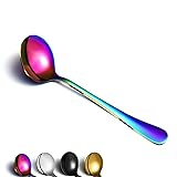 Rainbow Soup Spoon of 4, Berglander 7.5" Stainless