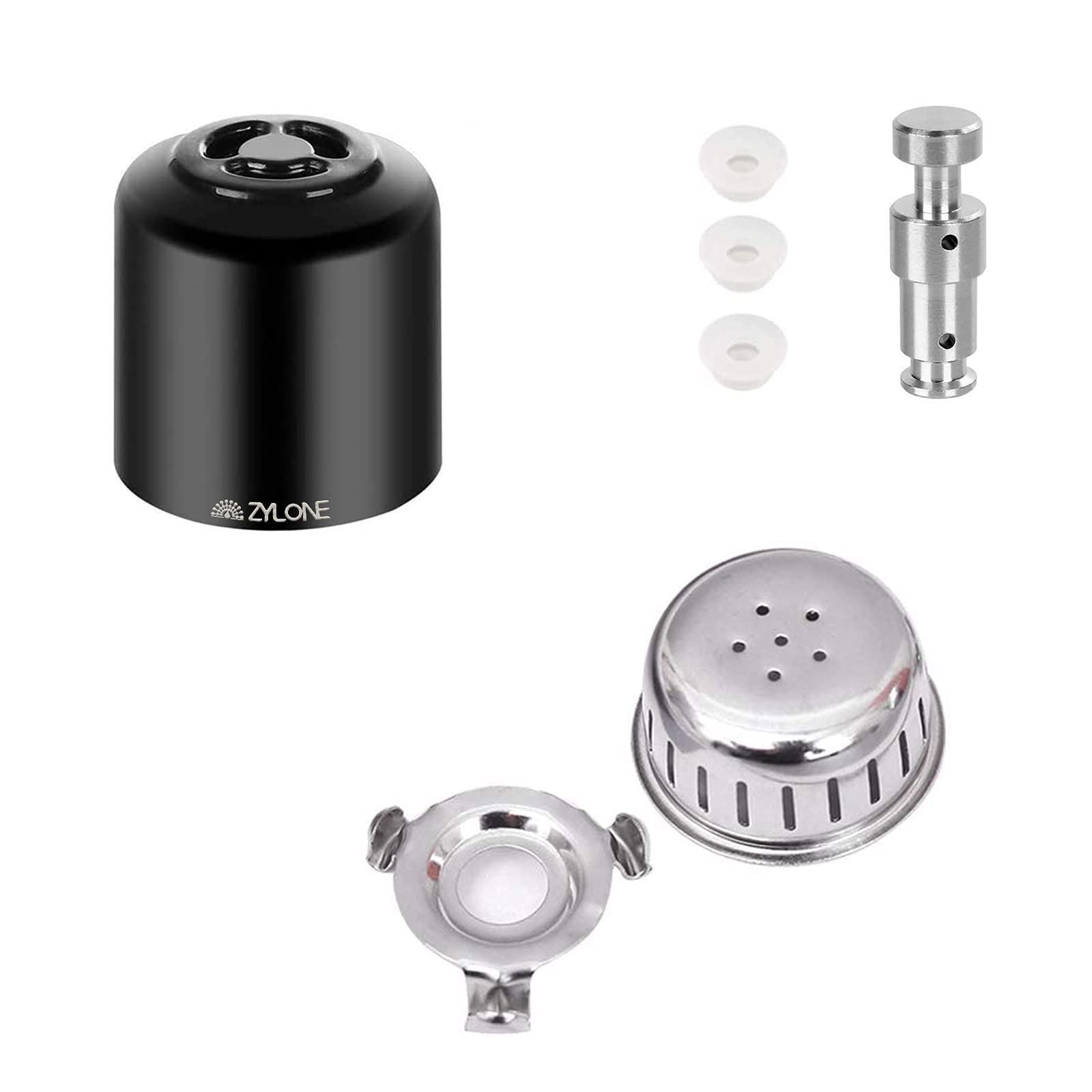 Photo 1 of Steam Release Handle, Original Float Valve Replacement Parts with 3 Silicone Caps for Instant Pot Ultra 3, 6, 8 Qt?Instant Pot Duo/Duo Plus 3, 5, 6 Qt by ZYLONE
