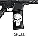 GunSkins AR-15 Mag Skin Camouflage Kit DIY Vinyl Magazine Wrap – 3 Pack (GS Skull)