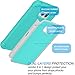Tekcoo for Galaxy S6 Case, [Tmajor Series] [Grey/Turquoise] Shock Absorbing Hybrid Rubber Plastic Impact Defender Rugged Slim Hard Case Cover Shell for Samsung Galaxy S6 S VI G9200 GS6 All Carriers