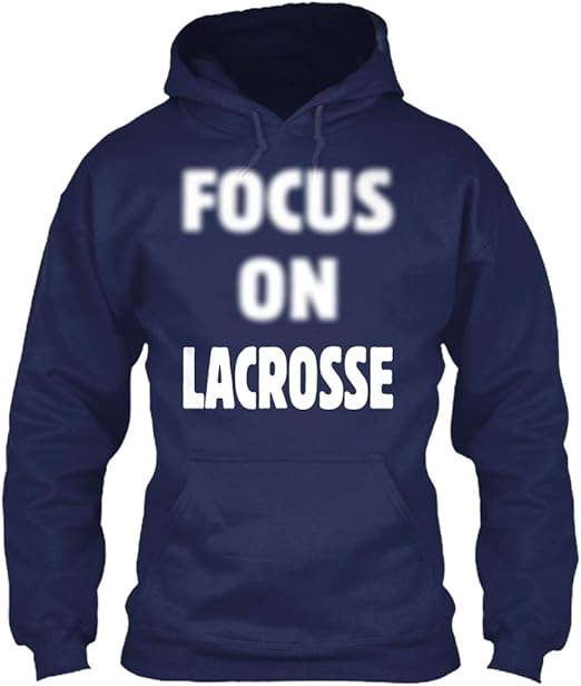 Focus on Lacrosse 5XL Navy Sweatshirt Gildan 8oz Heavy Blend Hoodie Clothing
