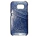 Galaxy S7 Edge Case, Monsety Genuine Leather Galaxy S7 Edge Back Cover [2 Card Slots ][Vintage Series] , Ultra & Slim Leather Protective Flip Case Back Cover for Samsung Galaxy S7 Edge (Blue)