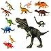 Dinosaur Hand Toy Set for Toddlers, Large 12 Piece Educational for Kids, Boys and Girls, Featuring Tyrannosaurus Rex, Stegosaurus, Brontosaurus and More