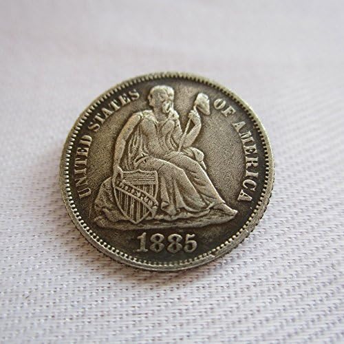 1885-S USA Seated Liberty Dime Coins Copy (OBVERSE WITHOUT STARS)