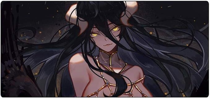 Amazon Co Jp 大判マウスパッドコンピュータ周辺機器アニメー Overlord オーバーロード アルベド ション防水 滑り止めおしゃれ 萌え かわいい グッズ ホビー