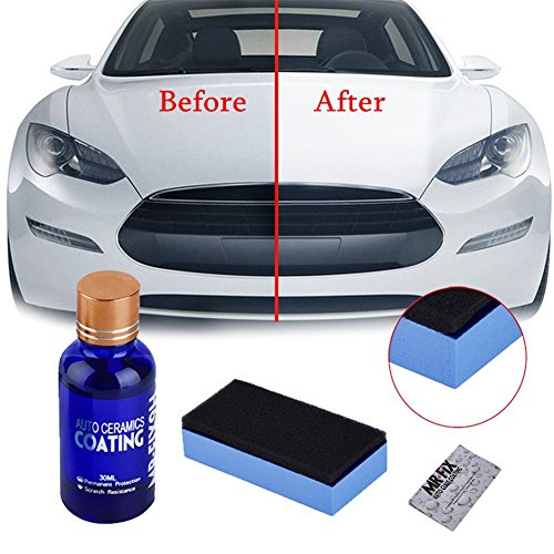 Car Liquid Ceramic, XGZ Anti-scratch Ceramic Coating Car Polish Liquid Paint Care Coat, Auto Detailing Glasscoat Motocycle Super Hydrophobic Glass Coating - 30ML