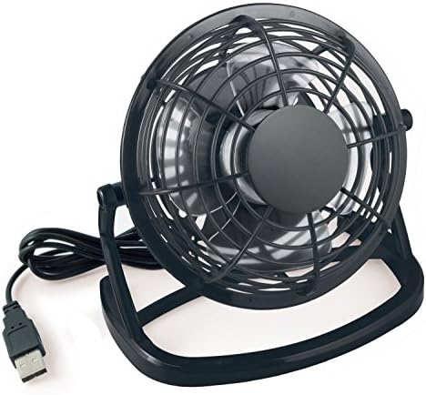 ATAR Computer USB Cooling Fan,Ultra Quiet Plastic USB Mini Desktop Fan for Laptop,PC,Computer,Notebook fo Home and Office (Black)