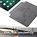 Poetic Slimline New iPad 9.7 Inch 2017/2018 Case Slim-Fit Trifold Cover Stand Folio Case with Auto Wake/Sleep for Apple iPad 9.7 2017 / iPad 9.7 2018 Silver
