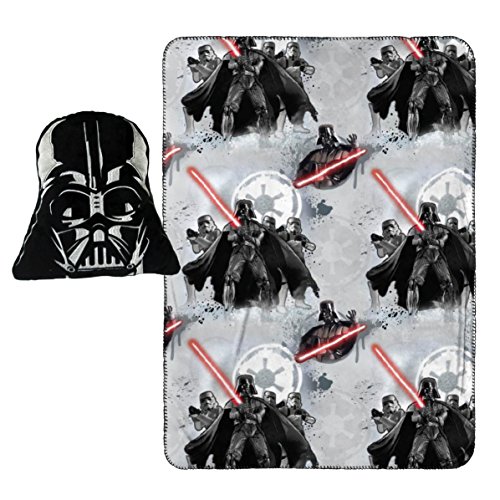 Star Wars Darth Vader Nogginz Character Pillow with 40" x 50" Travel