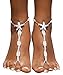 Bienvenu 2pcs Pearl Ankle Chain Bracelet Beach Wedding Foot Jewelry Barefoot Sandals Anklet Chain