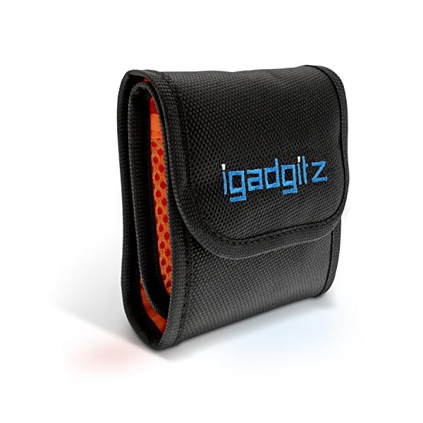 iGadgitz U4536 3 Taschenbeutel Objektivfilter Tasche Hülle Etui Kompatibel mit SKR & DSLR Kameras – Bild 3