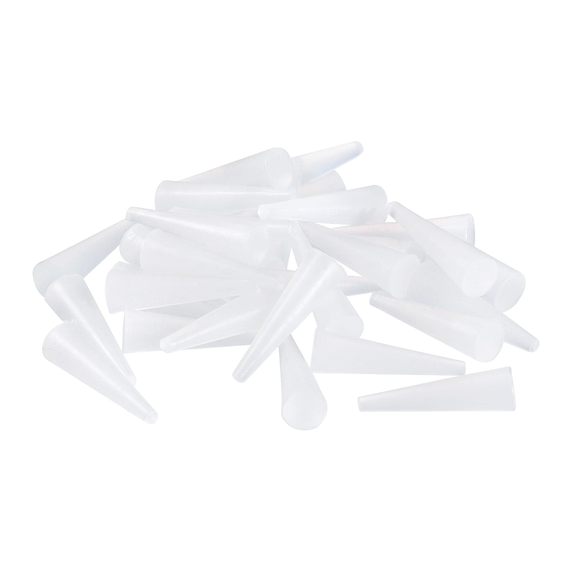sourcing map 1/16" to 3/16" Solid Silicone Rubber Tapered Plug for Powder Coating, Painting, Anodizing, Plating, Sandblasting 100pcs