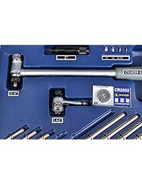 Fowler 52 646 400 juego de calibre de diámetro extensor, rango de medición 1.4 6 pulgadas, intervalo de graduación 0.0005 pulgadas