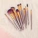 Makeup Brushes, Angmile 10 Pcs Makeup Brush Set, The Professional Makeup Brushes For Women Include Foundation Powder Blush Eyeshadow Brush