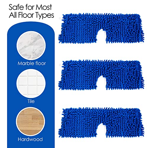 Houseables Flip Mop Refills, Replacement Pads, 18 x6 Inch, 3 Pack