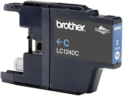 Brother LC-1240C Cyan Ink Cartridge High Yield Single Pack 600 Pages