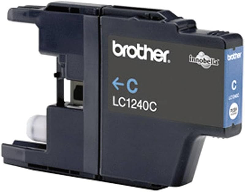 Brother LC-1240C Cyan Ink Cartridge High Yield Single Pack 600 Pages