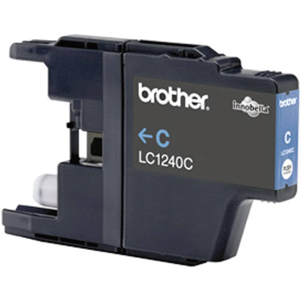 Brother LC-1240C Inkjet Cartridge, Cyan, Single Pack, High Yield, Includes 1 x Inkjet Cartridge, Brother Genuine Supplies