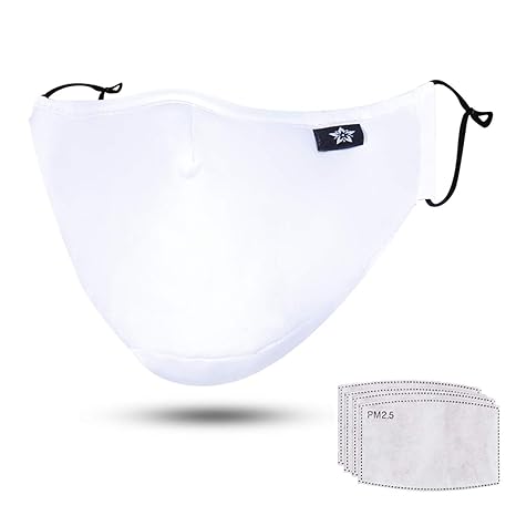 Amazon Rcl マスク 洗える 高性能フィルター4枚付き 布マスク 立体