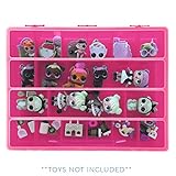 Life Made Better Organizer Box For Dolls and Accessories, Great Gift Idea For Big Sister and Lil Sister, Pink
