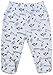 Organic Cotton Baby Pants Footed GOTS Certified Unisex Clothing (Giraffe, 3-6m) Grey