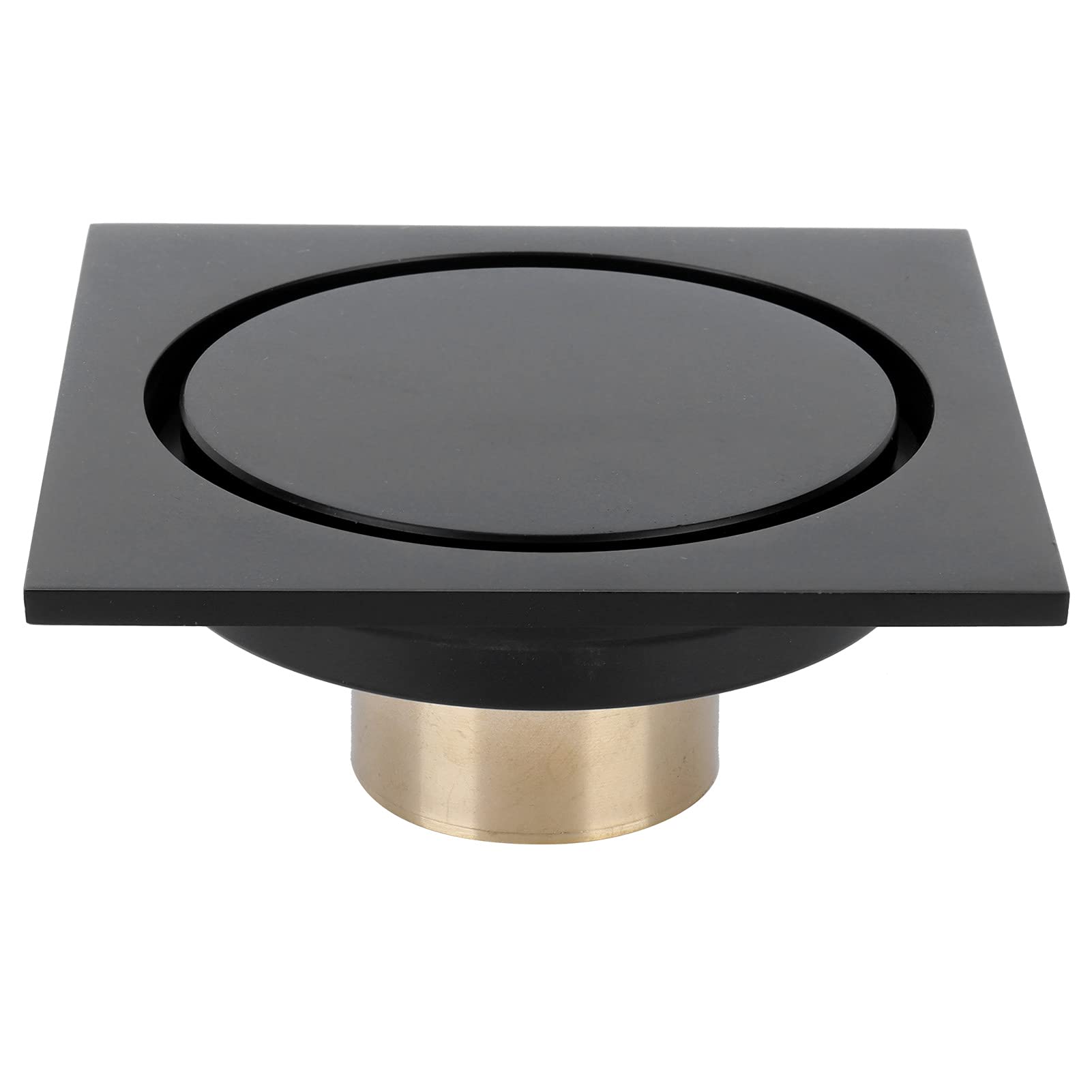 Fafeicy 3.9inch Square Shower Floor Drain with Filter Removable Cover for Kitchens Bathrooms Garages