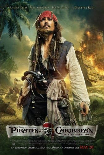 Pirates of the Caribbean: On Stranger Tides ~ Original 27x40 Double-sided Regular Movie Poster