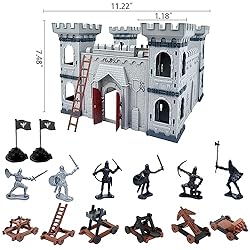 Mostop Medieval Castle Knight Toy Solider Army