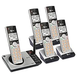 AT&T CL82507 DECT 6.0 5-Handset Cordless Phone for