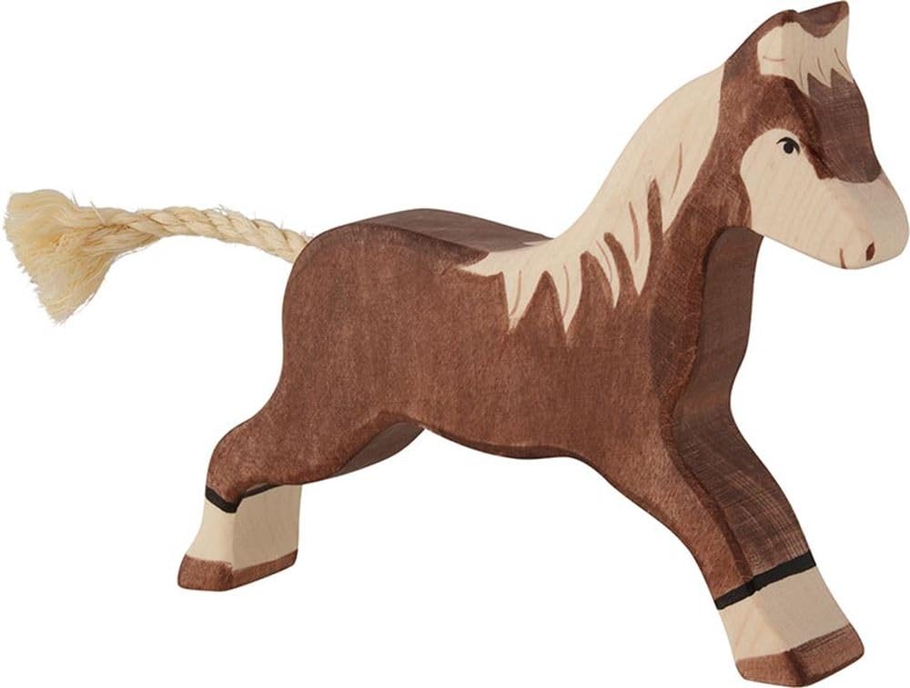 Holztiger Horse Running (Dark Brown)