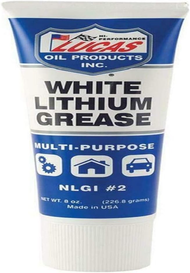 Lucas White Lithium Multi Purpose Grease Tube Trailers Marine Farm Equipment