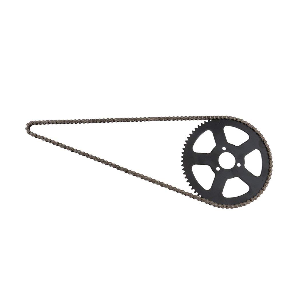 25H 68T 68 Tooth Rear Sprocket + Chain fit for 49CC