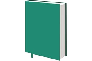 KICNIC DarkGreen Fabric Book Cover for Hardcover, 1 Pack, 6x9 Inch, Up to 8.5”x9.5”, Adjustable School Book Sleeve Protector for Teens, Stretchable Decorative Cloth Book Sox for Book Lovers