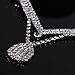 ELEGANT ROSE Women's Jewelry Set Bridal Wedding Rhinestone Necklace Earring Sets