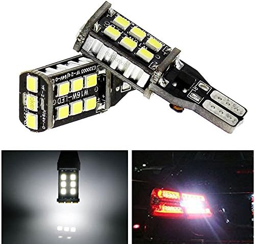 Nuokexin 2Pcs/Lot High Power T15 2835 15-SMD Extremely Bright Error Free 921 912 PX Chipsets 800 lumens W16W LED Bulbs For Backup Reverse Lights