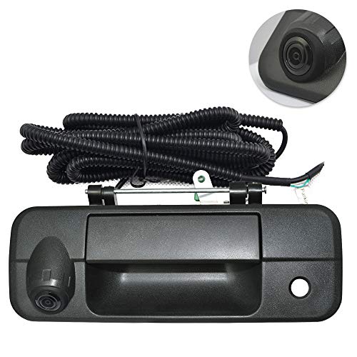 Toyota Tundra Rear View Camera Backup Tailgate Handle Camera Vehicle Specific Camera for Toyota Tundra(2007 2008 2009 2010 2011 2012 2013),Tailgate Door Handle Replacement Camera(Color: Black)