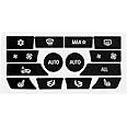 Ombialo AC Dash Button Repair Kit, Stickers Decals Compatible with BMW 5 Series 2009-2015, 1pc (BMW-5 Series)