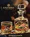 Antoni Barcelona Whiskey Bourbon Crystal Glasses 12Oz SET 2 Sagrada Hand Painted Mouth Blown Cocktail Bar Gifts Women Men Dad
