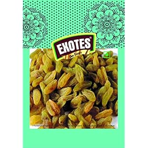 EXOTES, Green Raisins Vacuum Packed Popular Pouch 1 kg, 1000 Gram